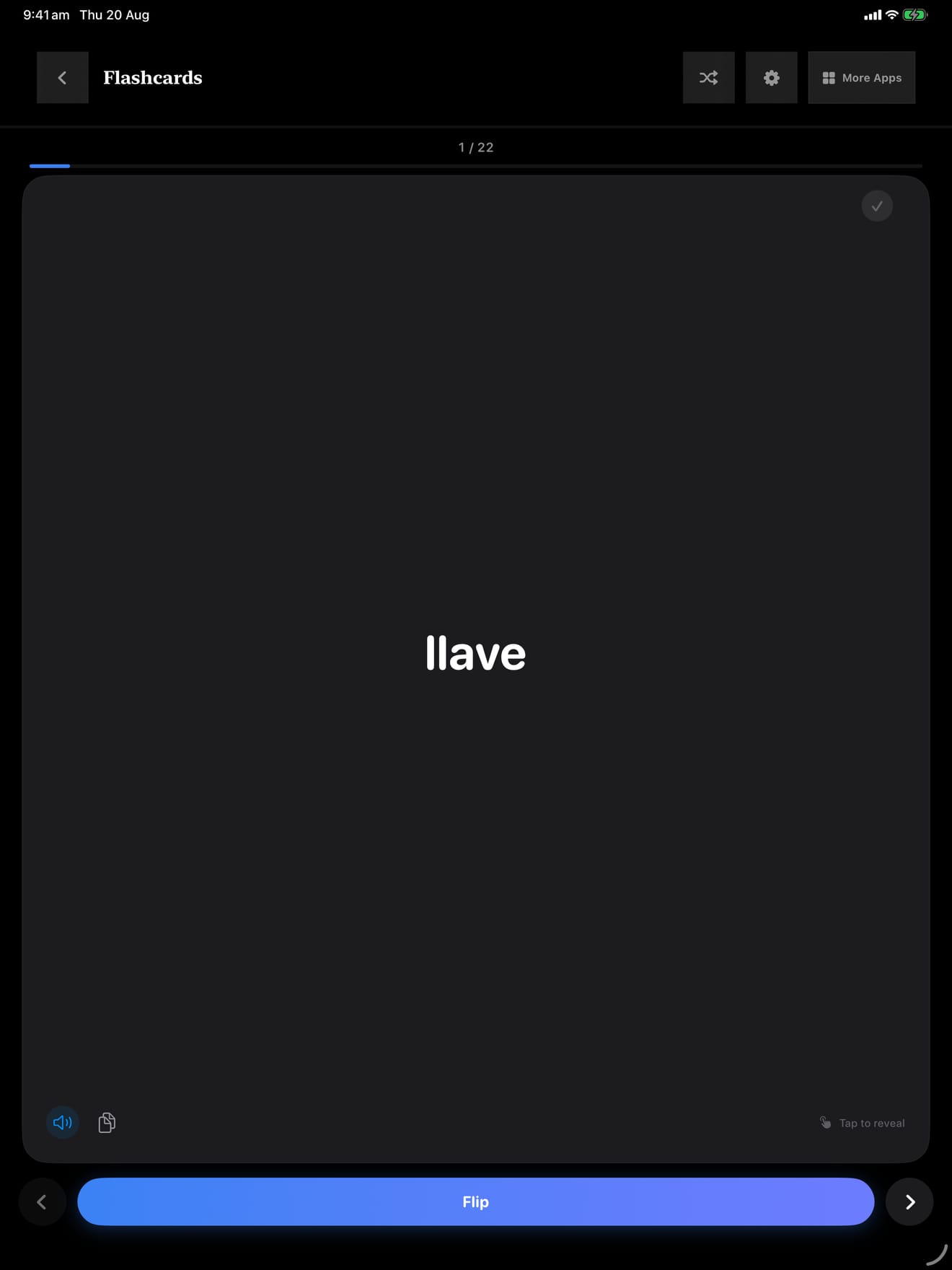 191 1787703801 5 iPad shot 05 flashcards dark