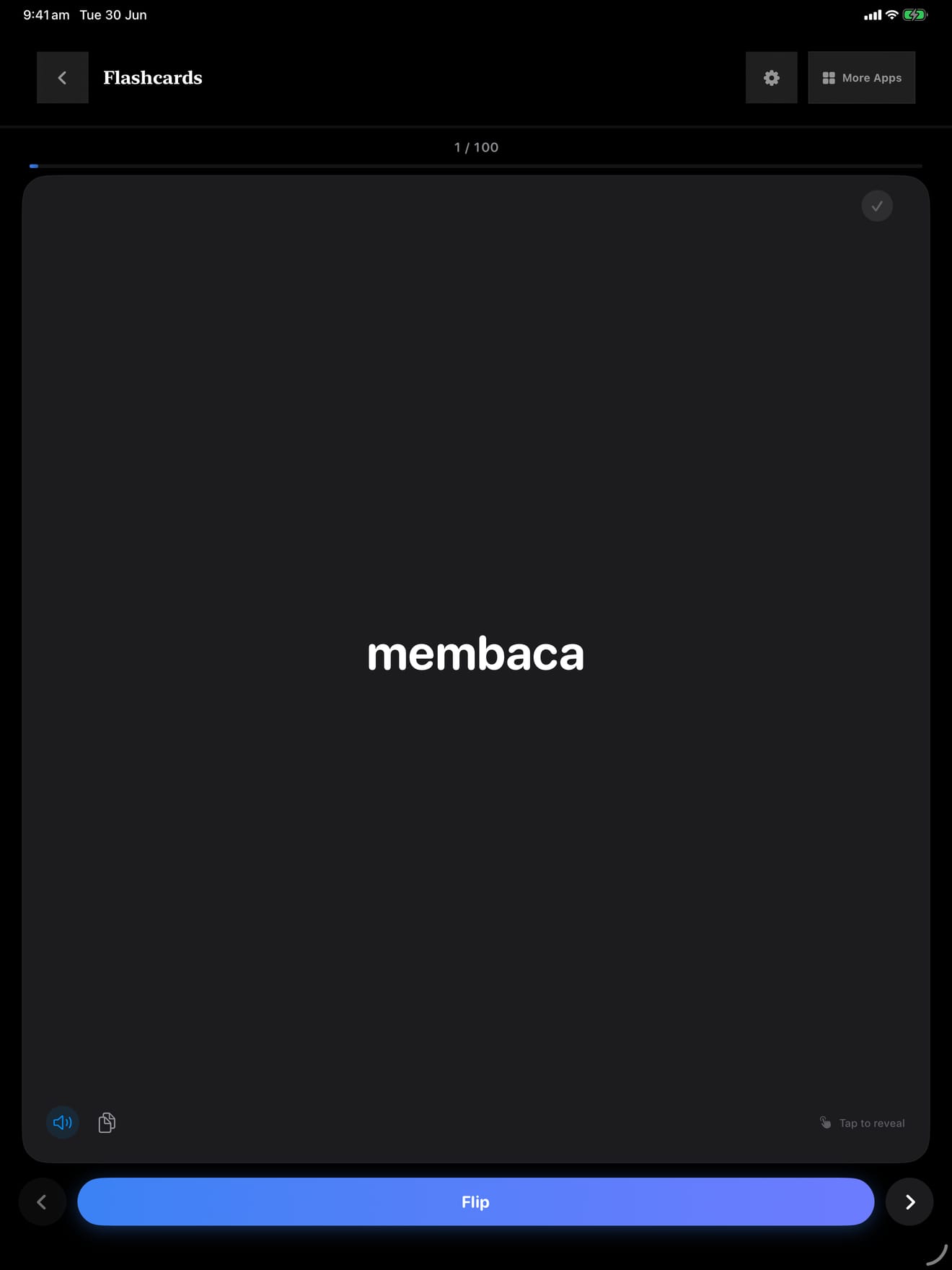 358 1787703905 0 iPad shot 01 flashcard dark